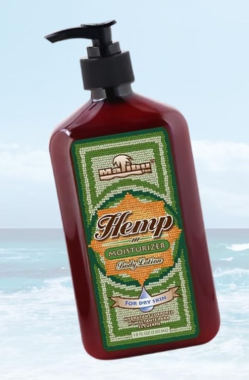 Texture of Malibu Tan Body Lotion on skin demonstrates quick absorption
