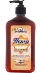 Malibu Tan Hemp Golden Glow en bote, crema para un bronceado gradual y uniforme.