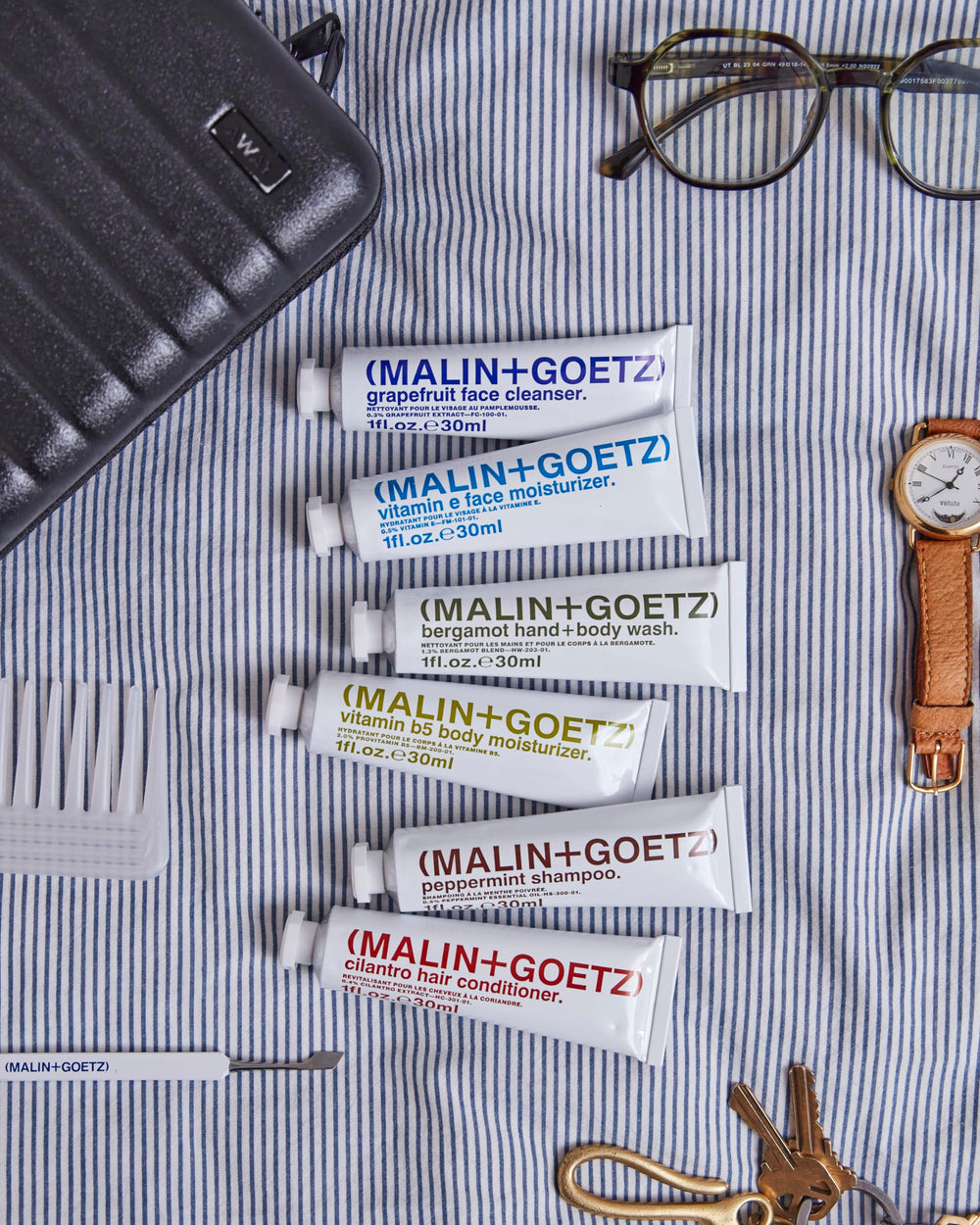 MALIN+GOETZ Aluminum tubes for eco-friendly travel protection