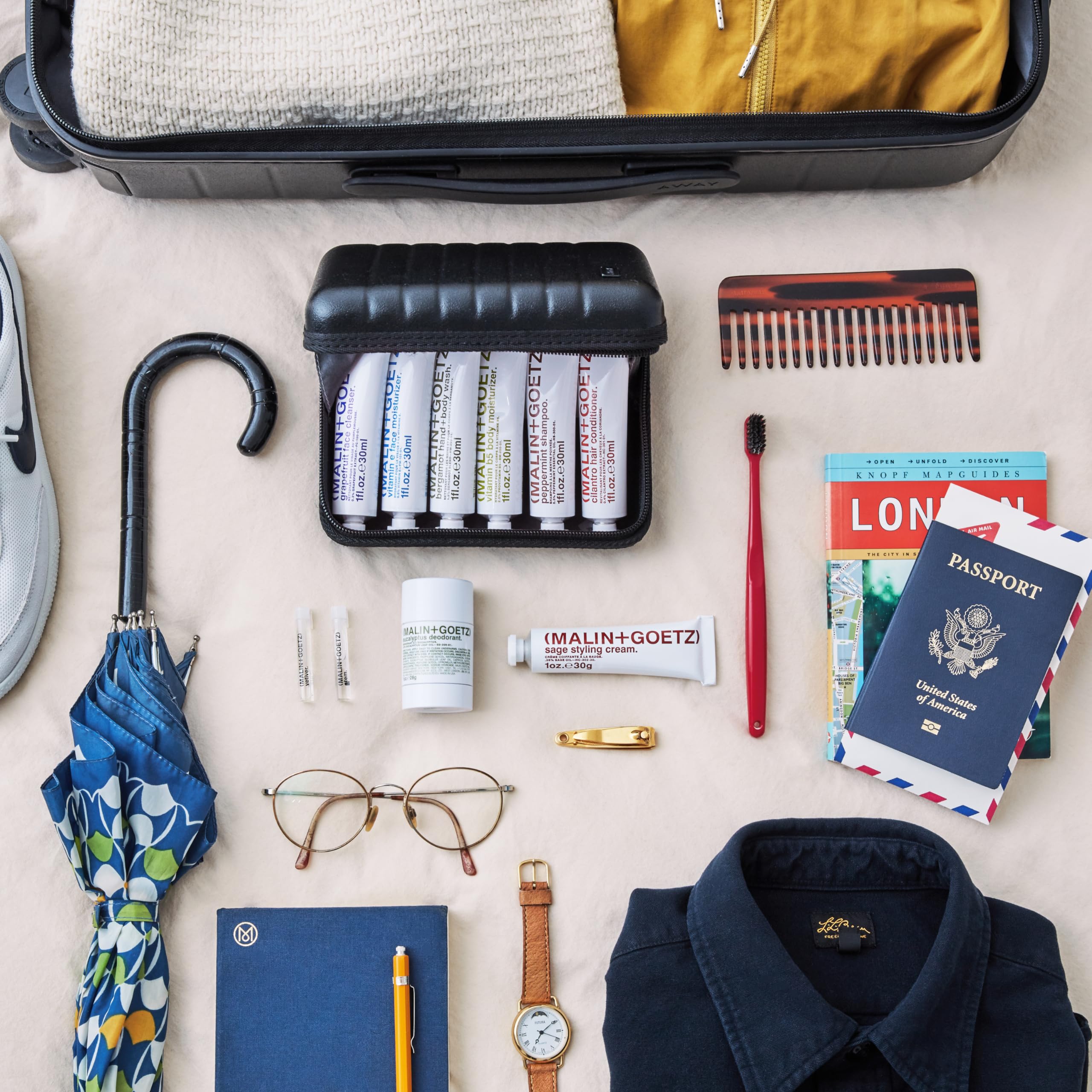 MALIN+GOETZ Hair care travel kit item for on-the-go routine