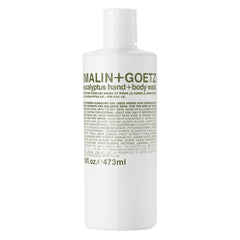 MALIN+GOETZ hand and body wash bottle pump provides a gentle cleanse.