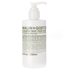 Malin+Goetz hand and body wash foaming pump delivers refreshing cleansing for daily use.
