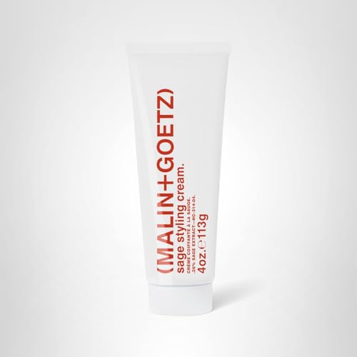 Producto libre de crueldad MALIN+GOETZ Sage Styling Cream para uso diario.