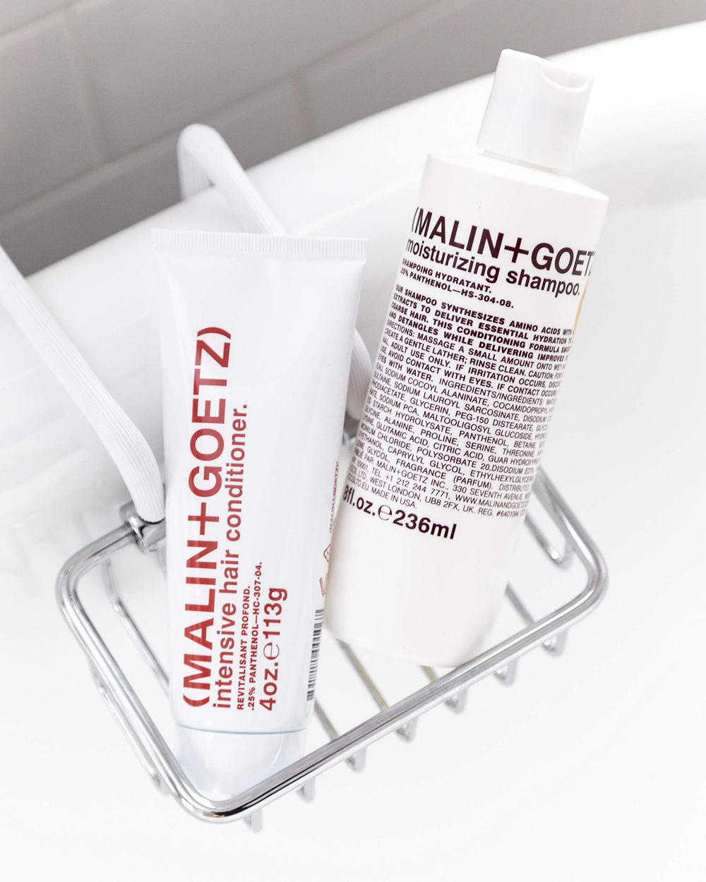 MALIN+GOETZ Neroli-Basil fragrance evokes a refreshing shower ritual.