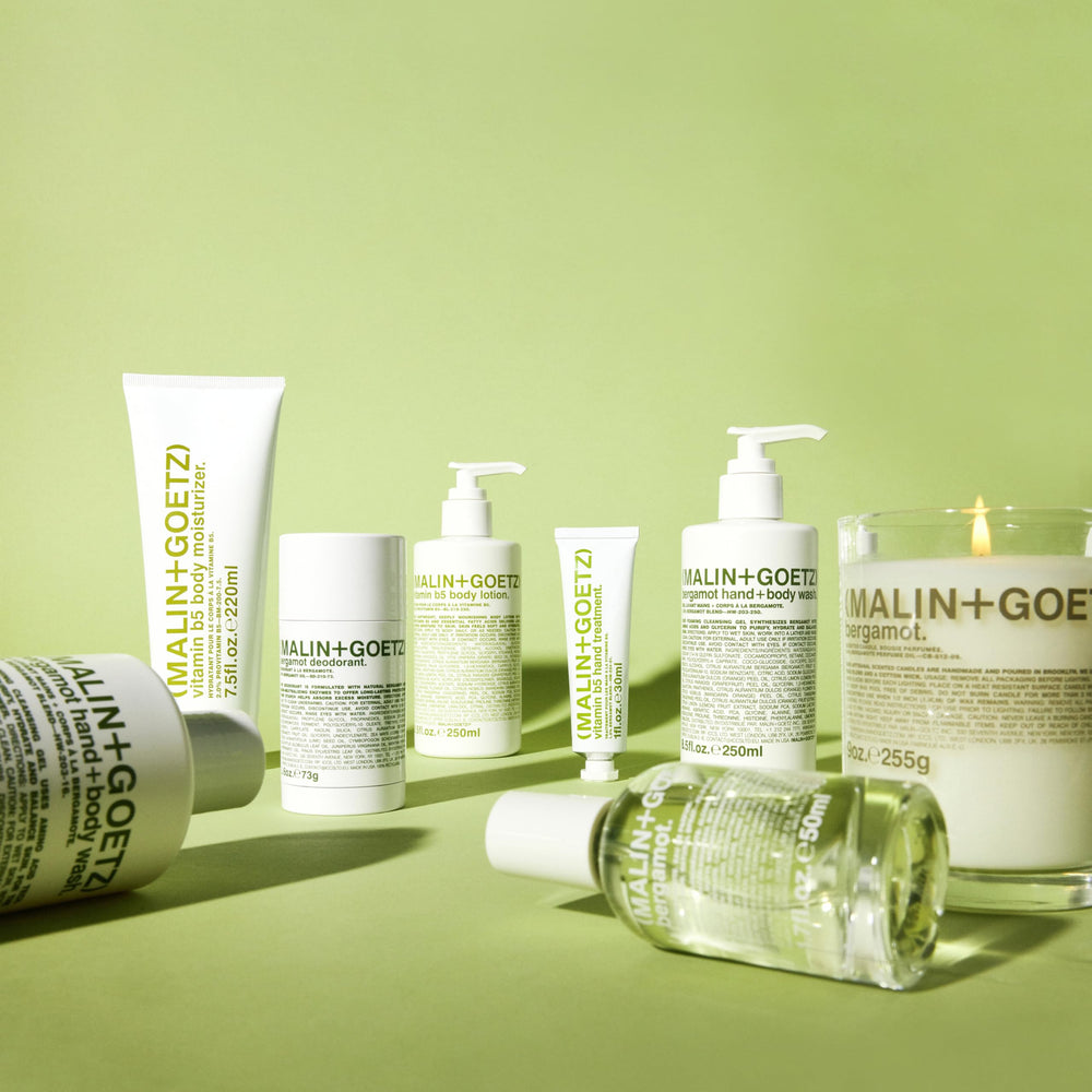 MALIN+GOETZ vegan cruelty-free badge visible on packaging