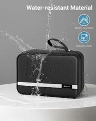 Maliton hook setup allows quick hangs in bathrooms and gyms.