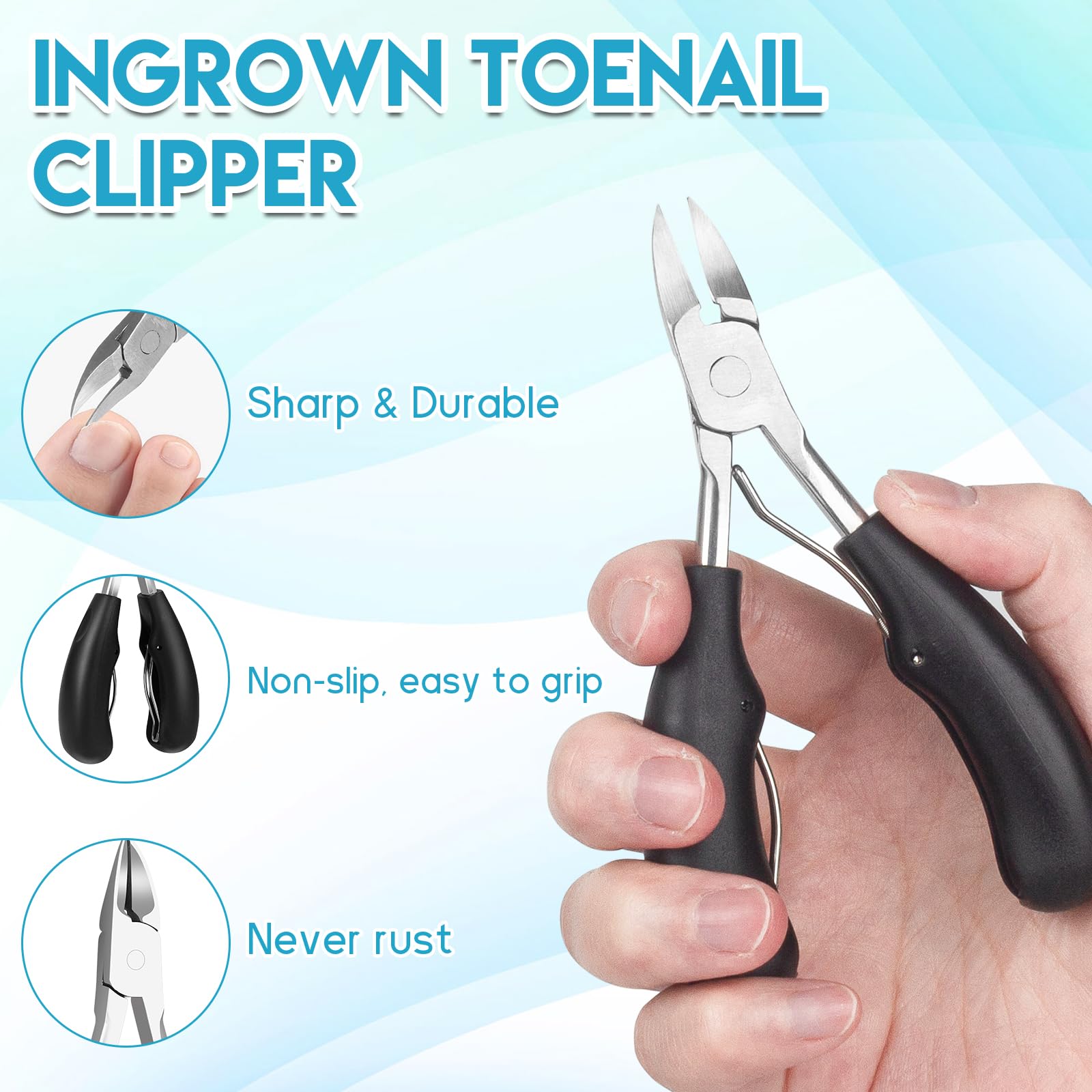 Maliyscent ingrown toenail file lifter eases precise lifting.