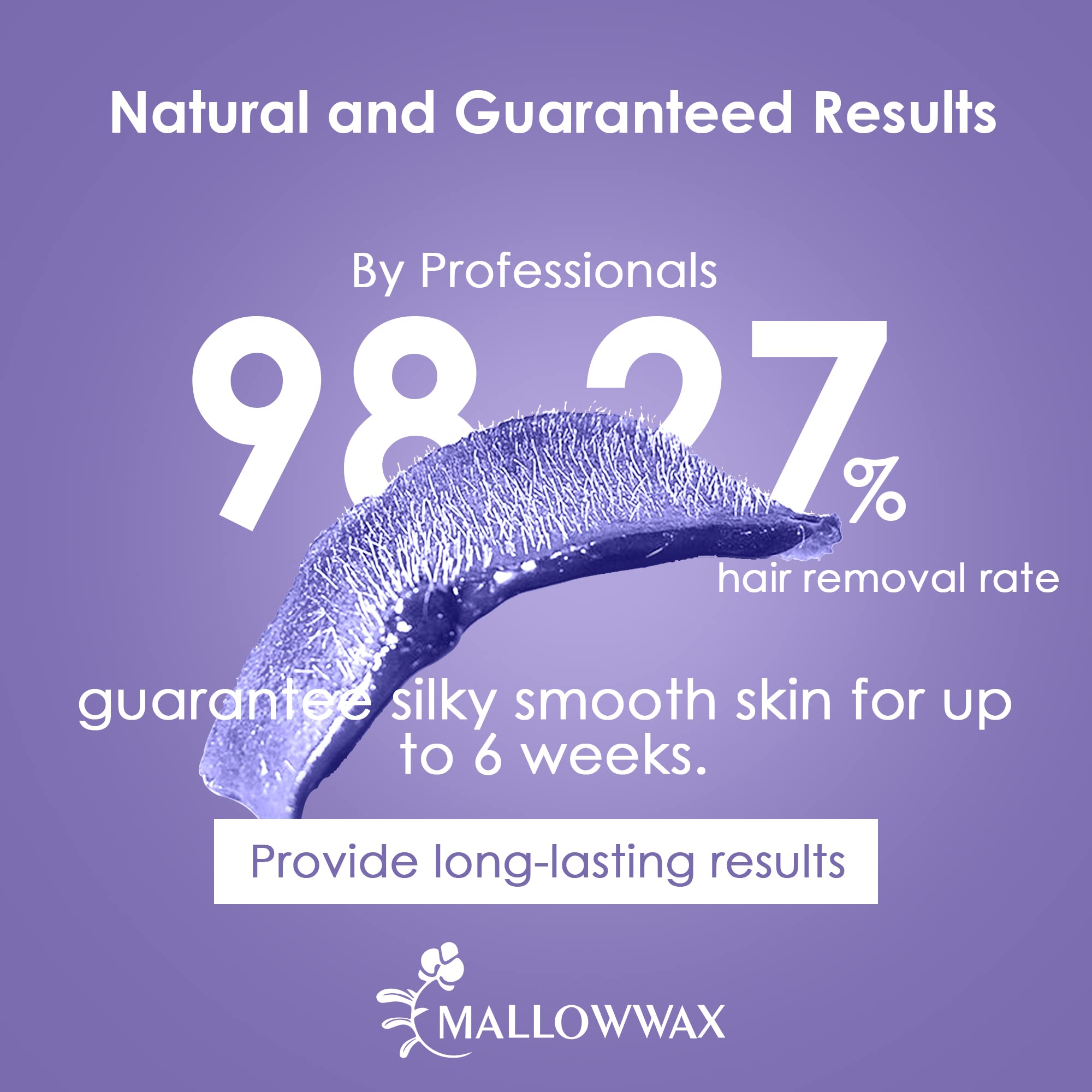 Mallowwax bikini-area wax beads offer comfortable, salon-like performance.