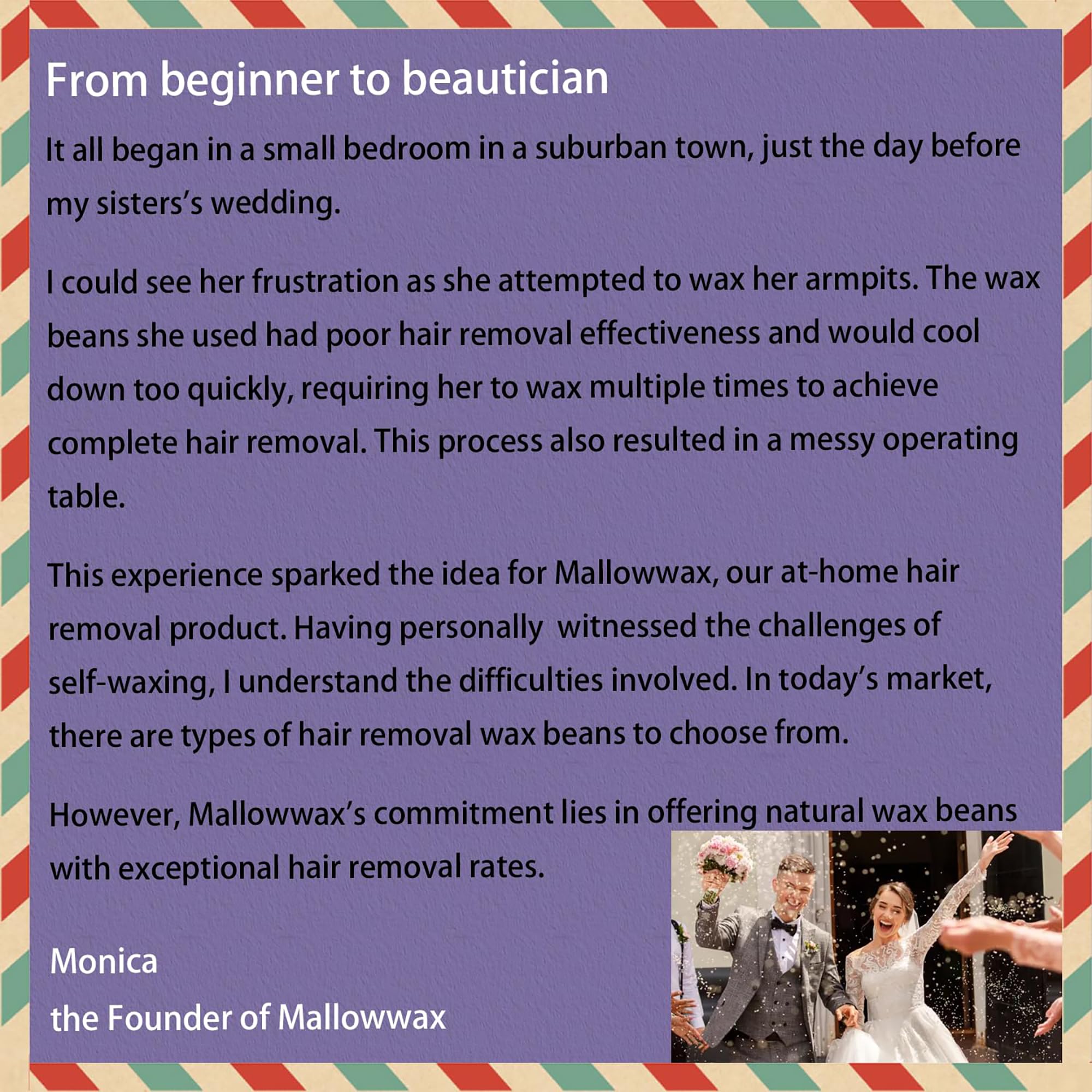 Mallowwax chest-hair removal beads deliver even, effective coverage.