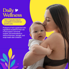 Mama's Select ingredients panel showing Biotin, Folate, and Zinc benefits.