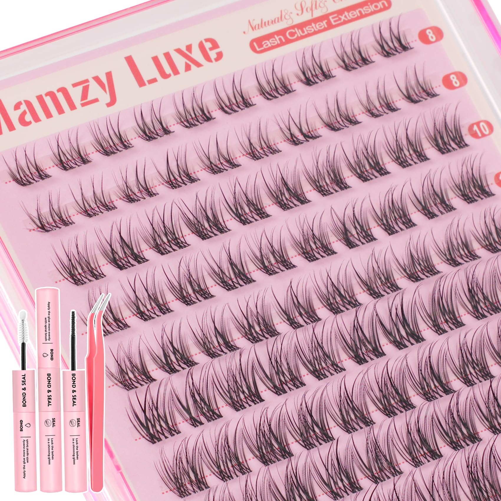 Mamzy Luxe daily-wear lashes offer versatile, all-day comfort