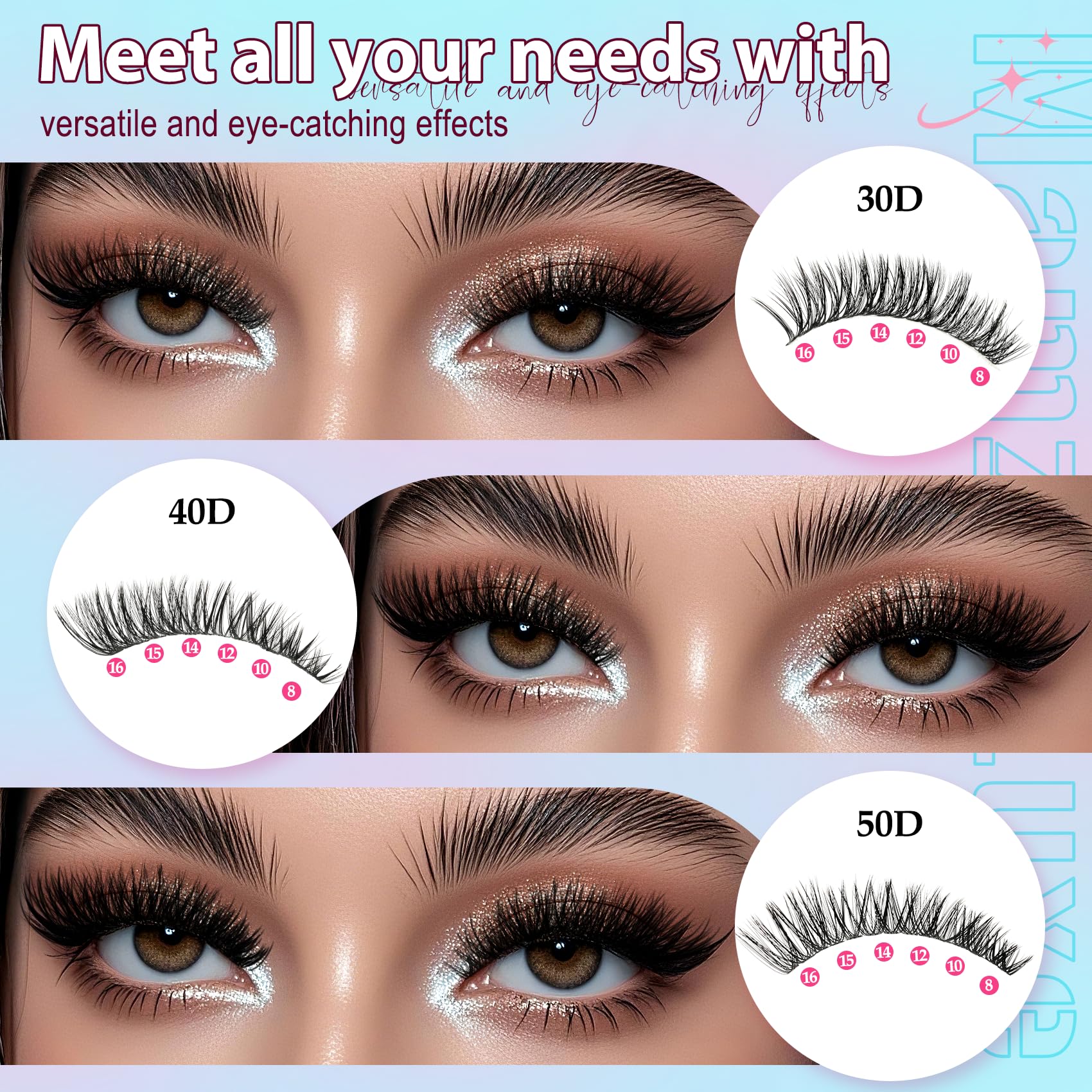 Mamzy Luxe Lash Bond and Seal ensure secure wear.