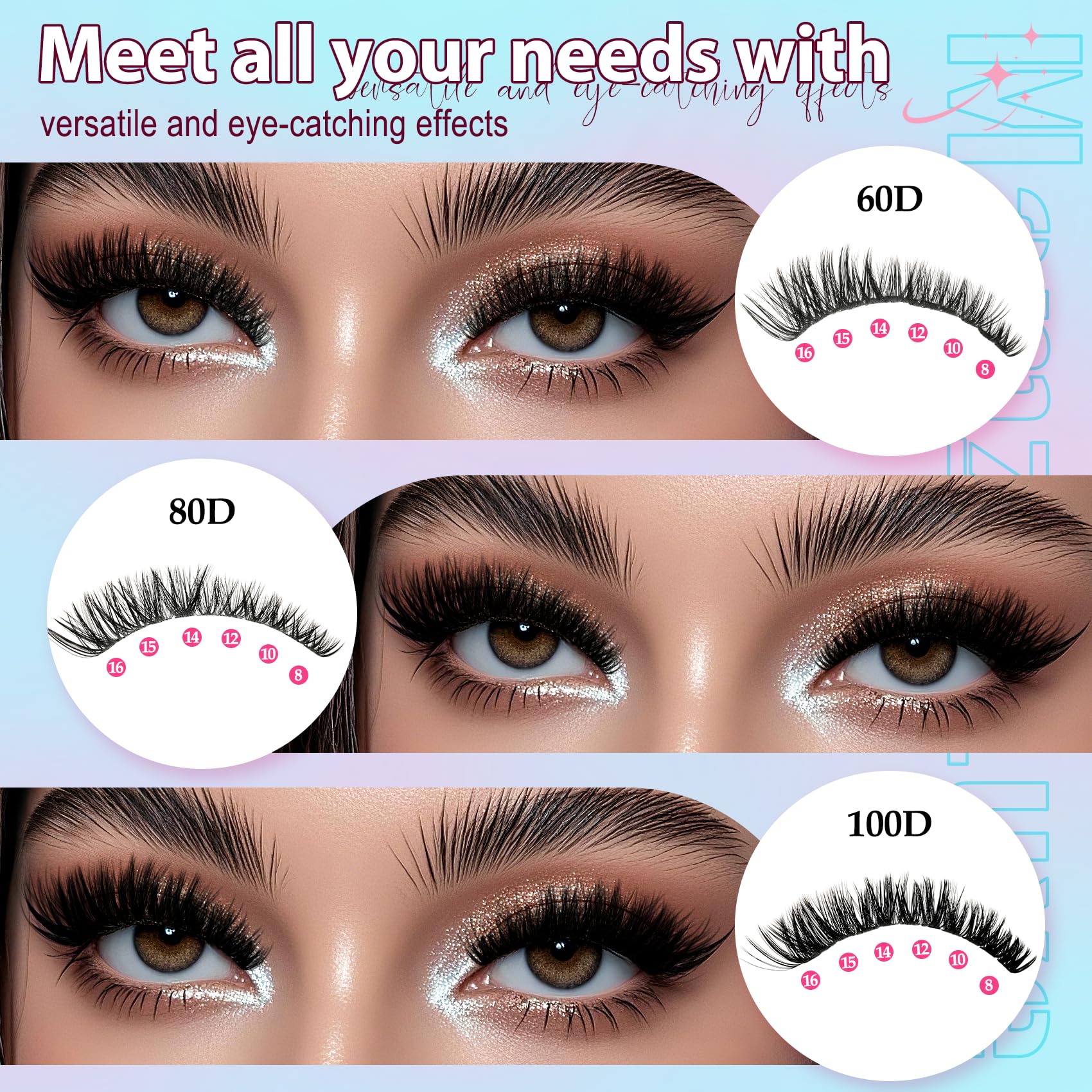 Mamzy Luxe Lash Tweezers enable precise placement.