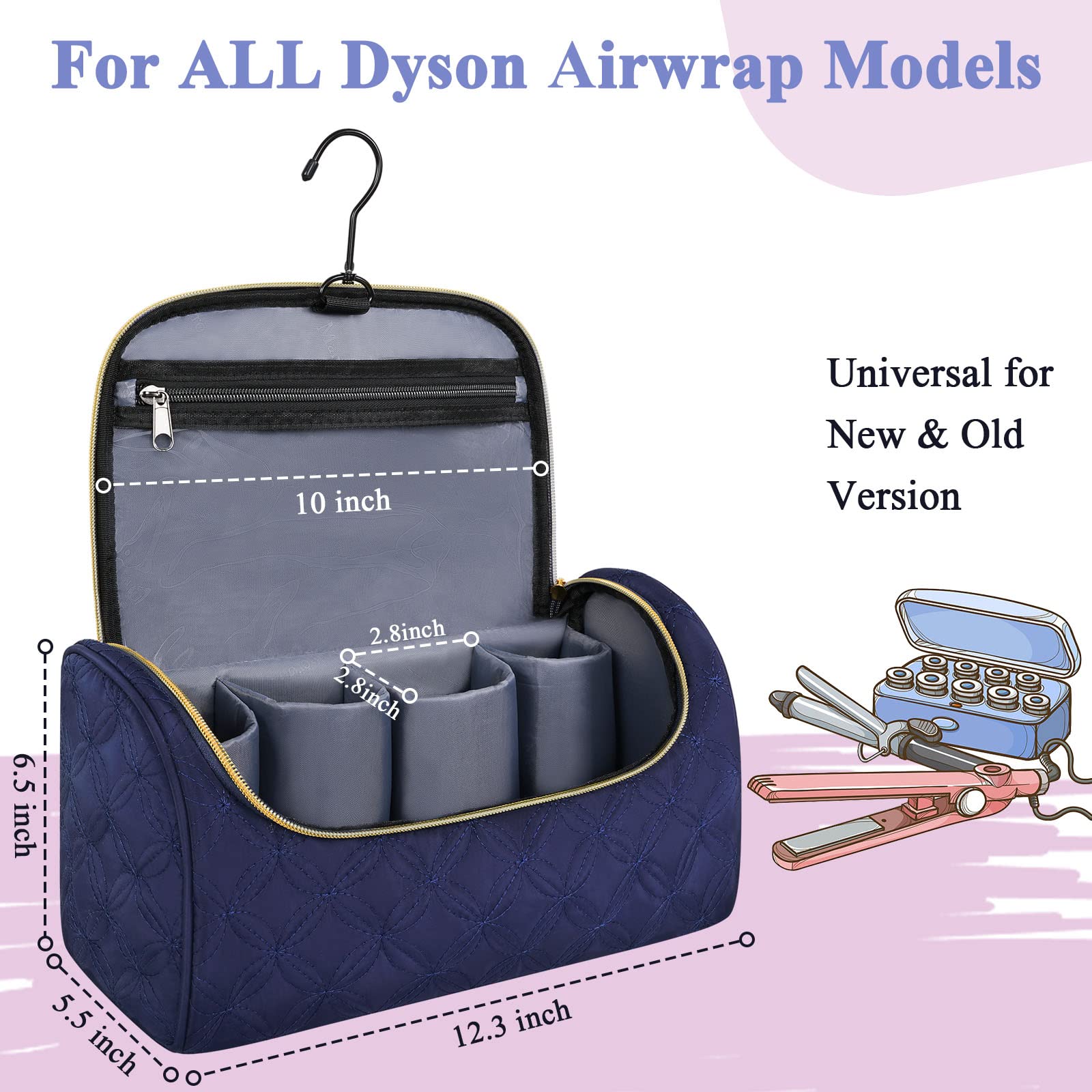 Mancro Airwrap case highlights thick padding protecting gear during transport.