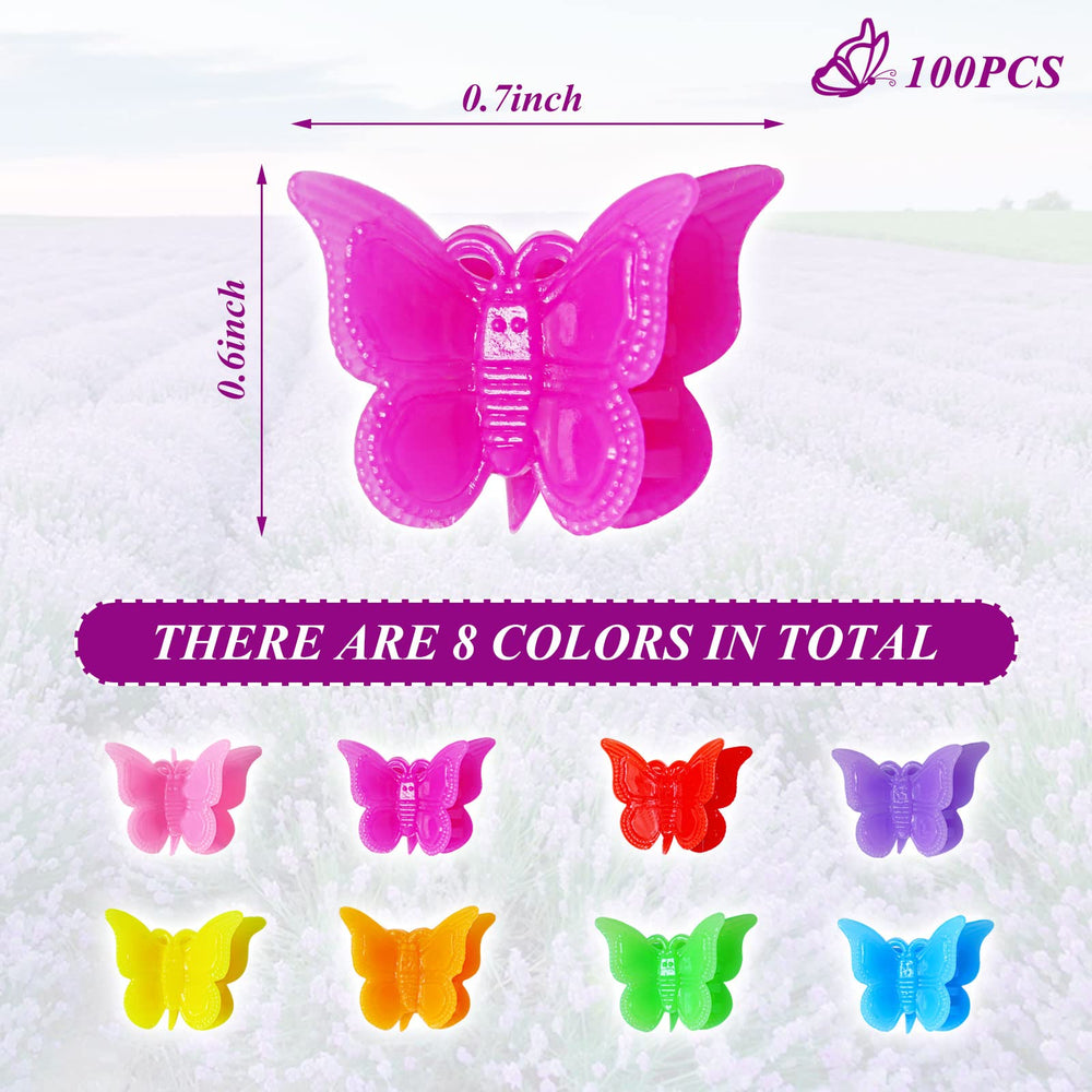 Mandalahuang Mariposa Clip sin resbalamiento para fijar mechones con precisión