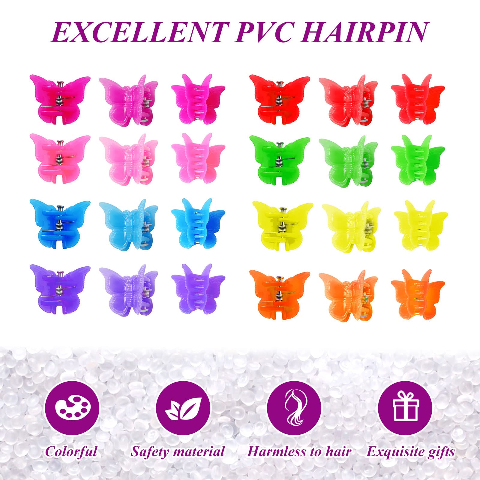 Mandalahuang Mariposa Clip para uso escolar en colores suaves
