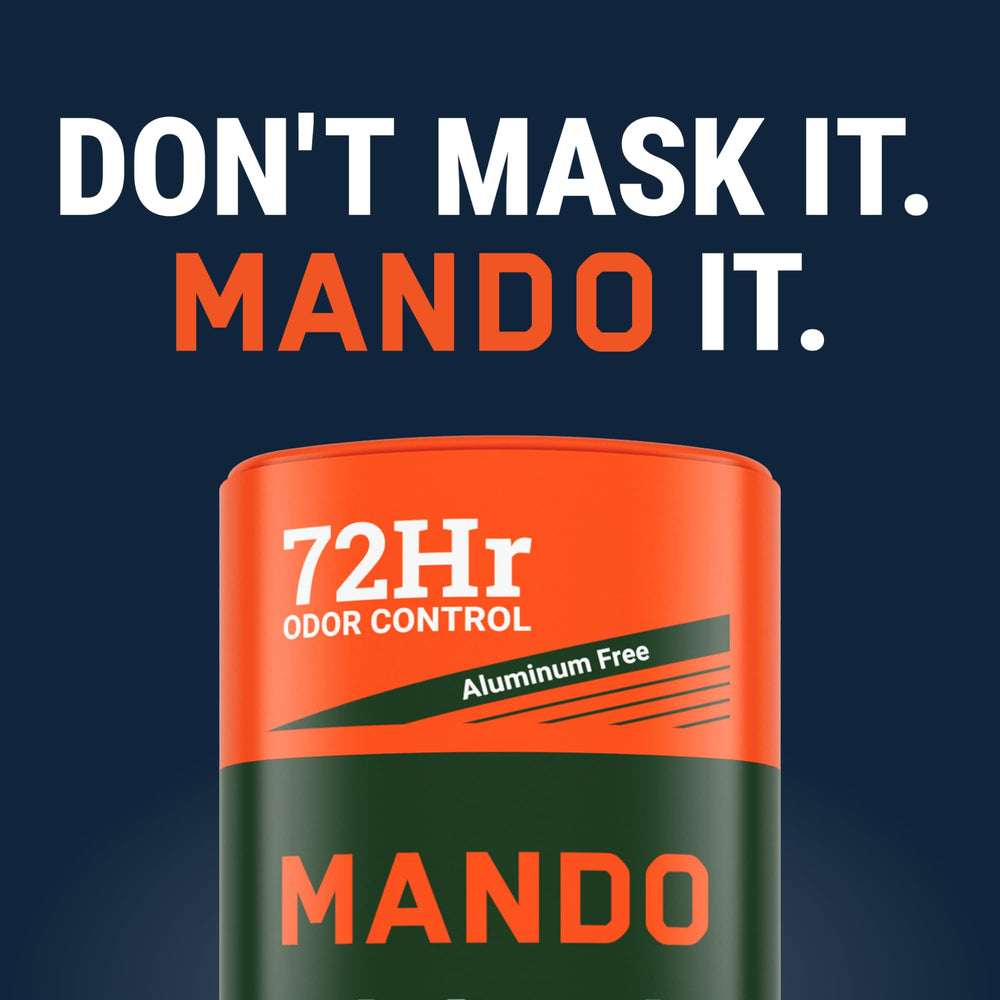 Mando keeps you fresh with up to 72-hour odor control.