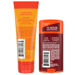 Mando Bourbon Leather Deodorant solid stick offers aluminum-free formula for sensitive skin.