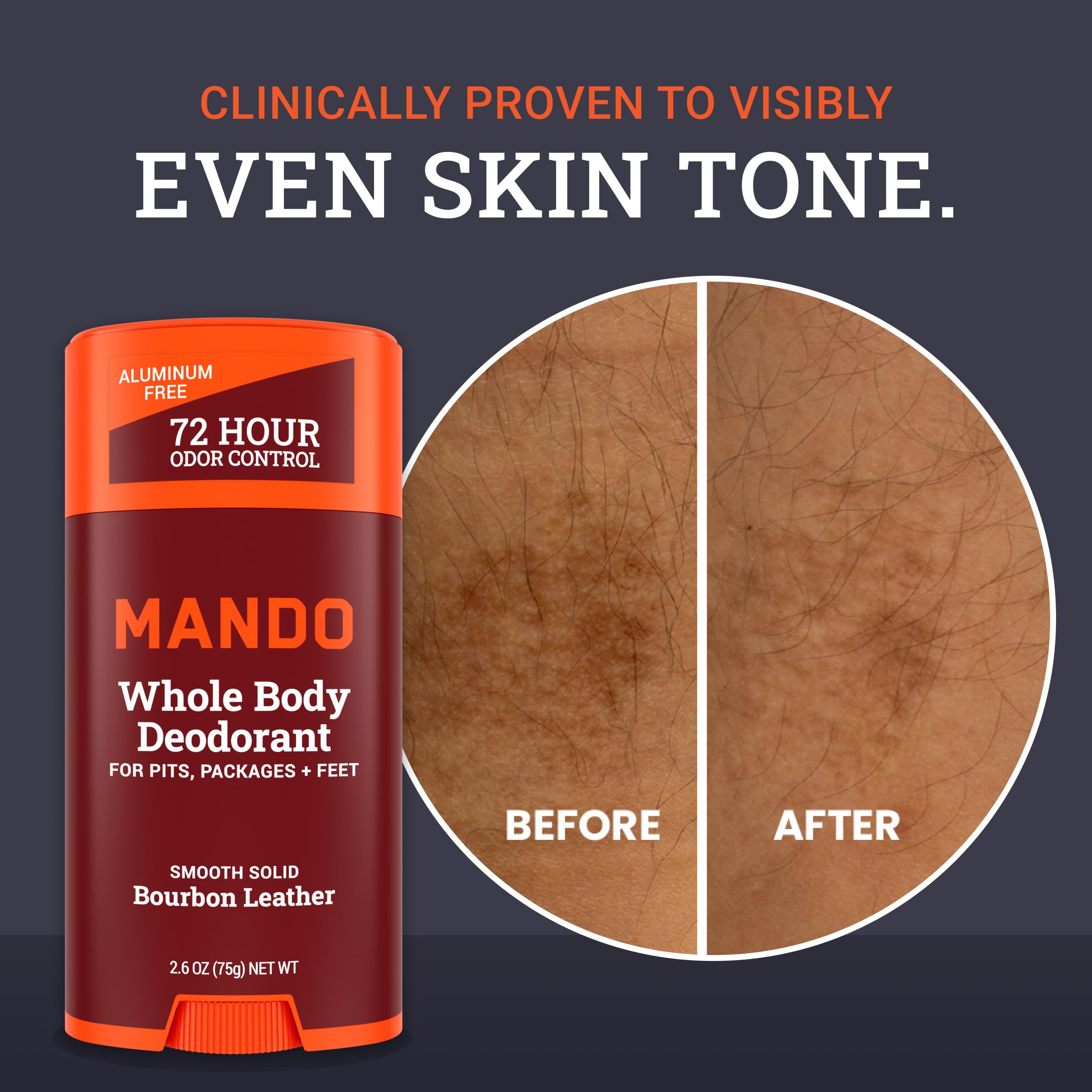 Mando hypoallergenic, skin-safe deodorant for everyday wear