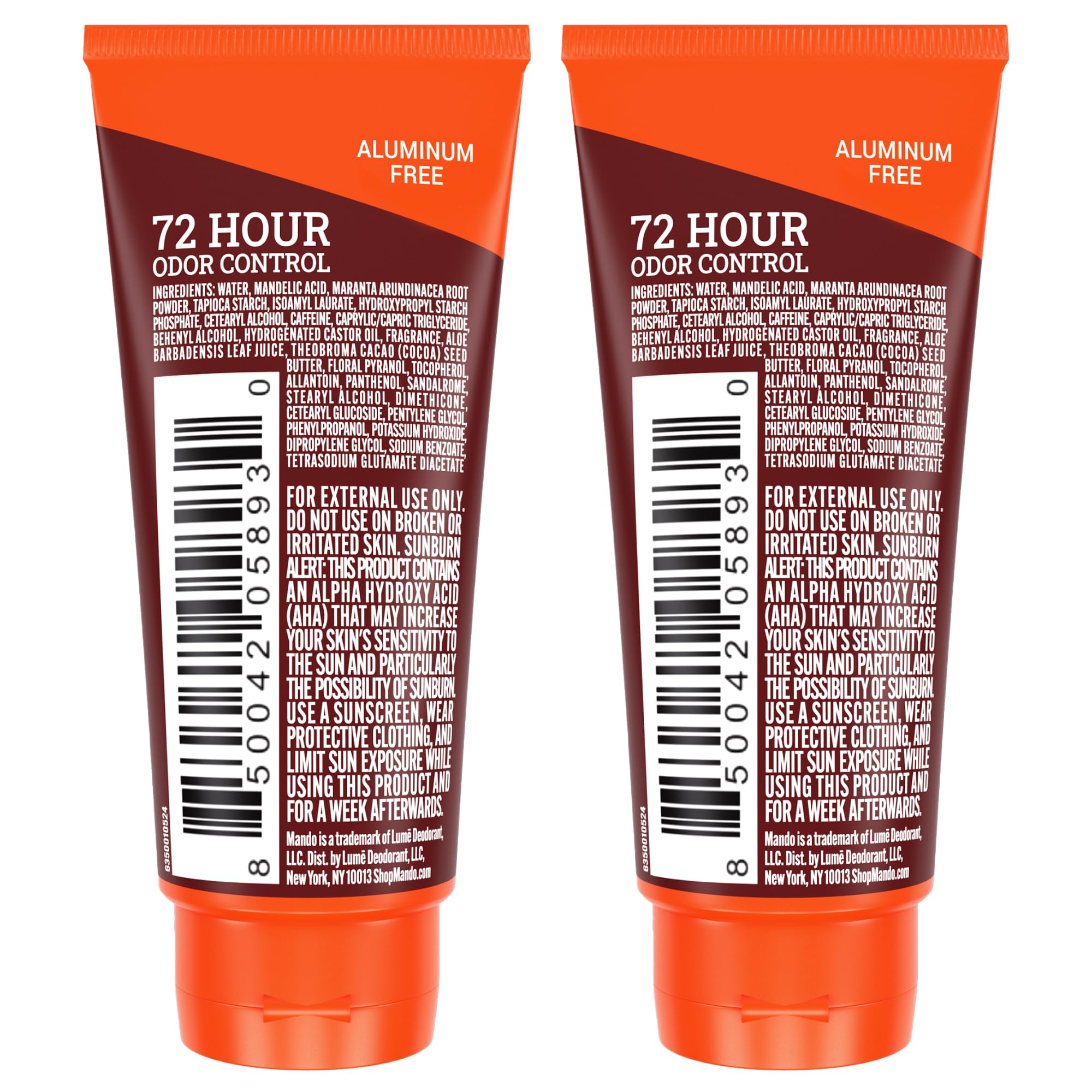 Mando invisible-cream-texture close-up showing smooth, fast-drying application