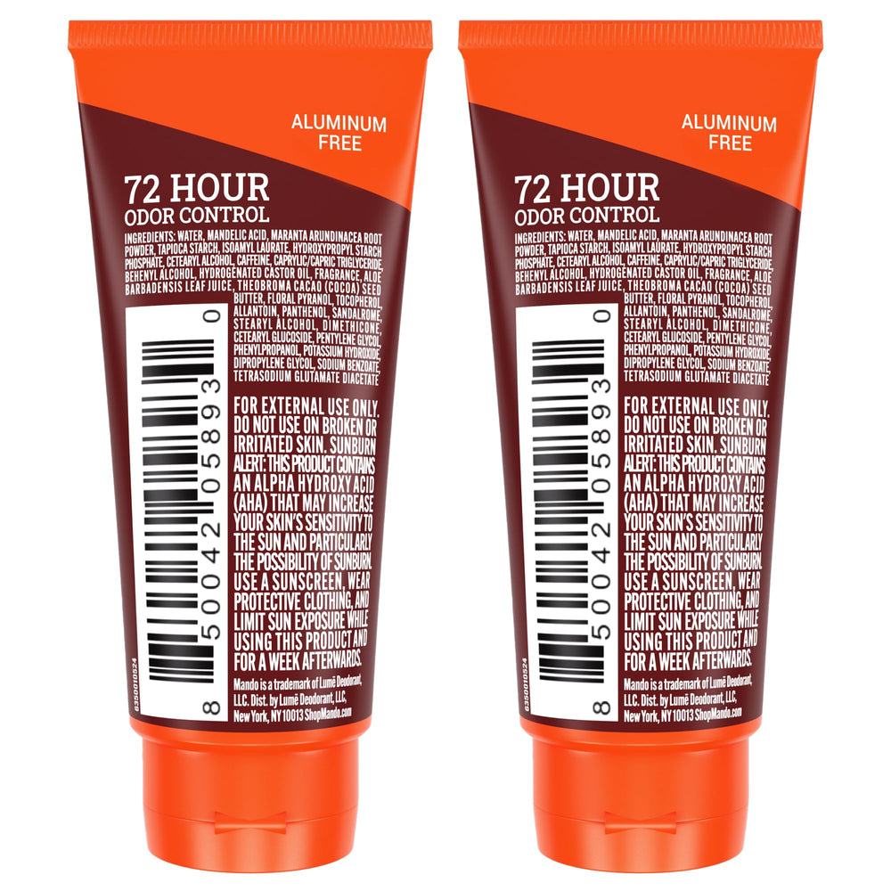 Mando invisible-cream-texture close-up showing smooth, fast-drying application