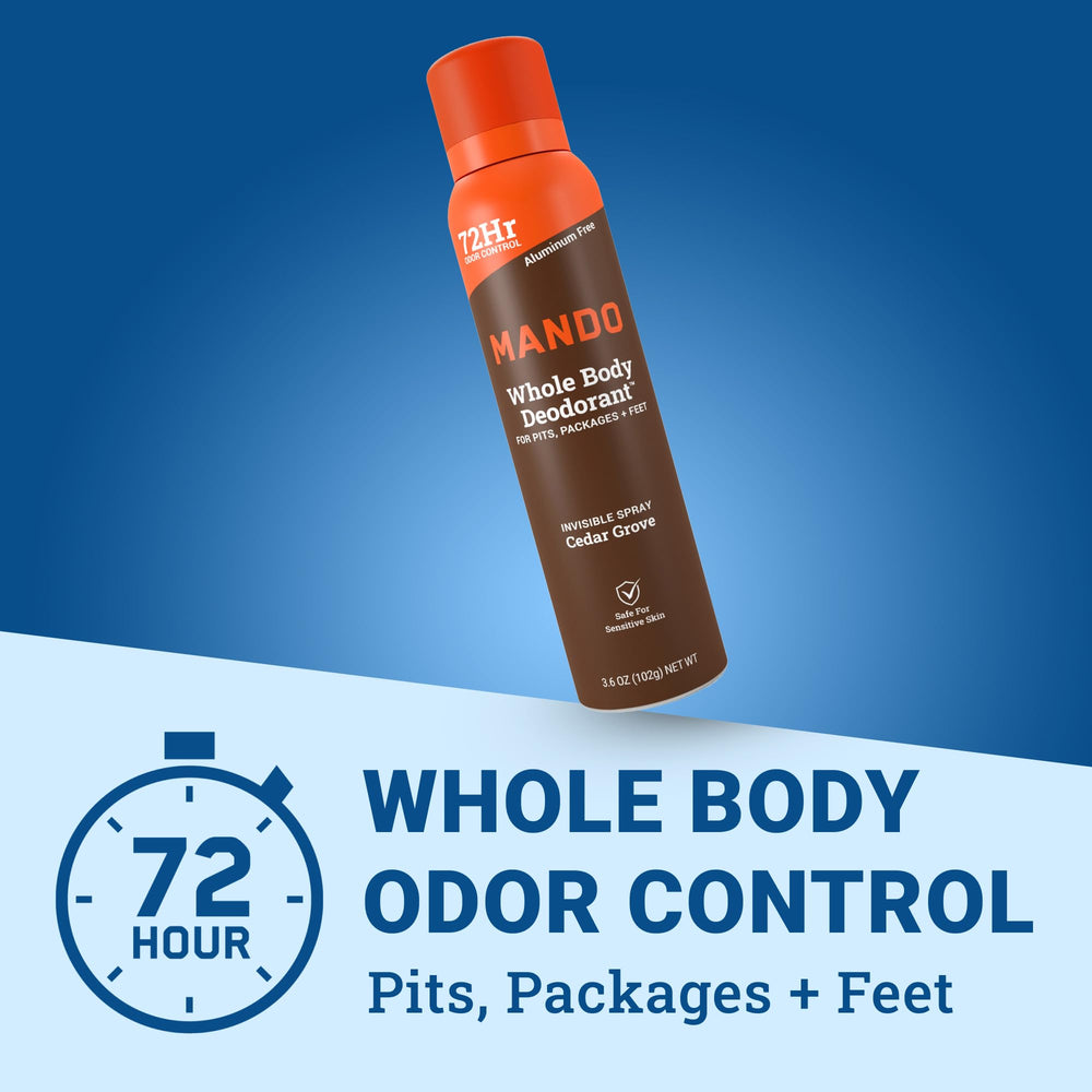 Mando invisible spray application trigger for discreet, even coverage.