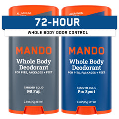 Mando Mt Fuji deodorant stick for all-day odor control.