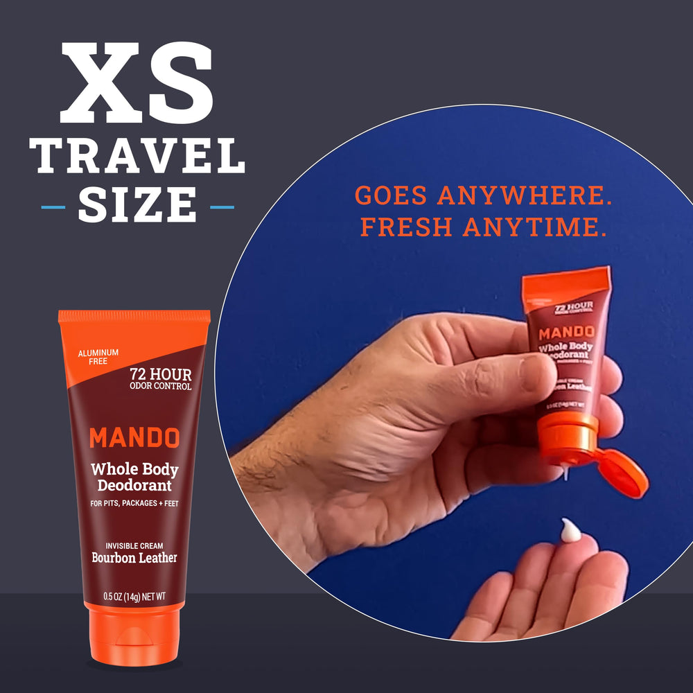 Mando odor-control image focusing on pits and feet for versatile odor management
