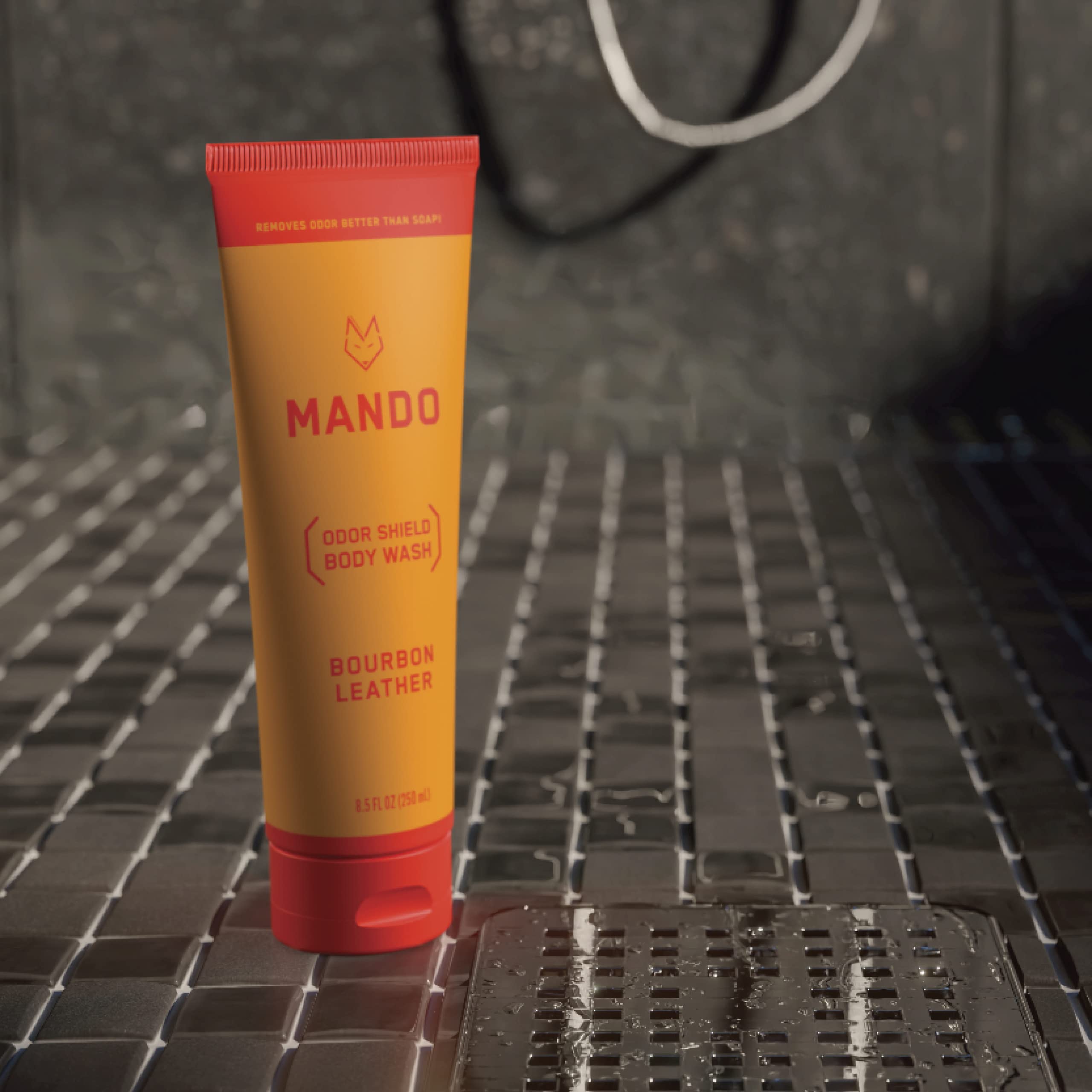 Mando Odor Shield offers 24-hour odor control after a shower.