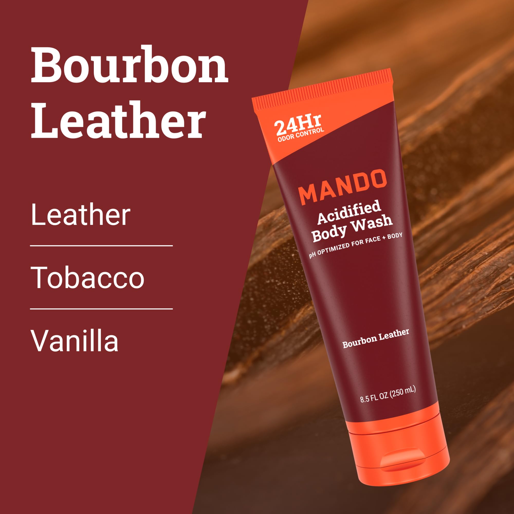 Foamy texture of Mando Odor Shield helps wash away odor-prone residue gently.