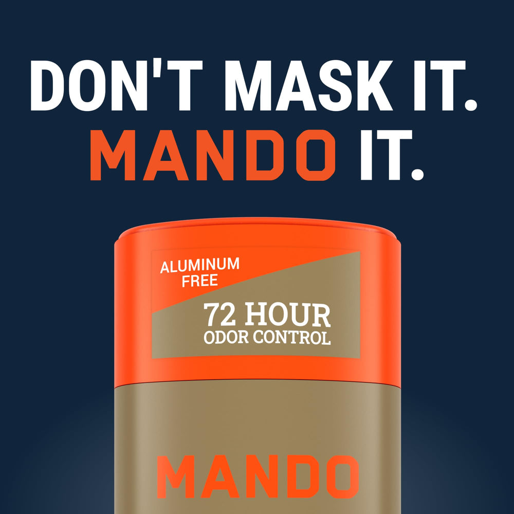 Mando Pack of 2 outer box showcases value and convenient packaging for ongoing use.