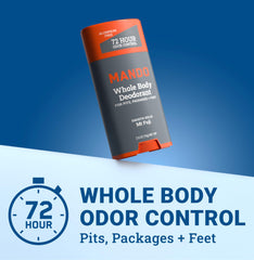 Pack of two Mando deodorant sticks for lasting freshness.
