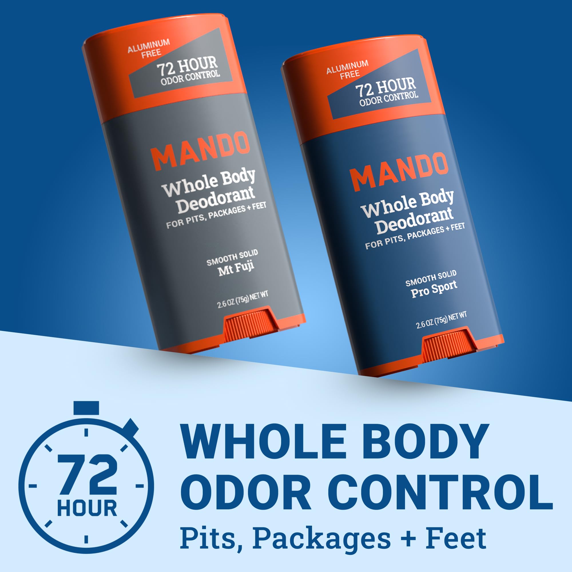 Mando Pro Sport deodorant stick for everyday freshness.