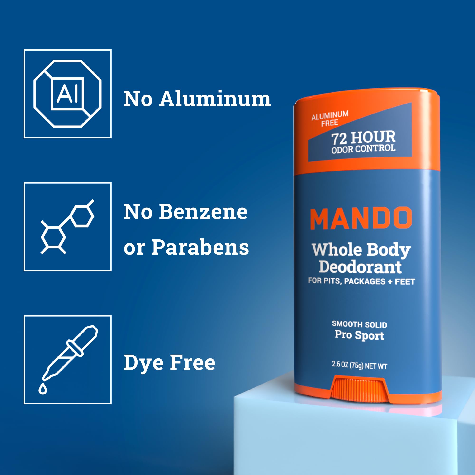 Mando solid texture close-up illustrating compact, travel-friendly design.