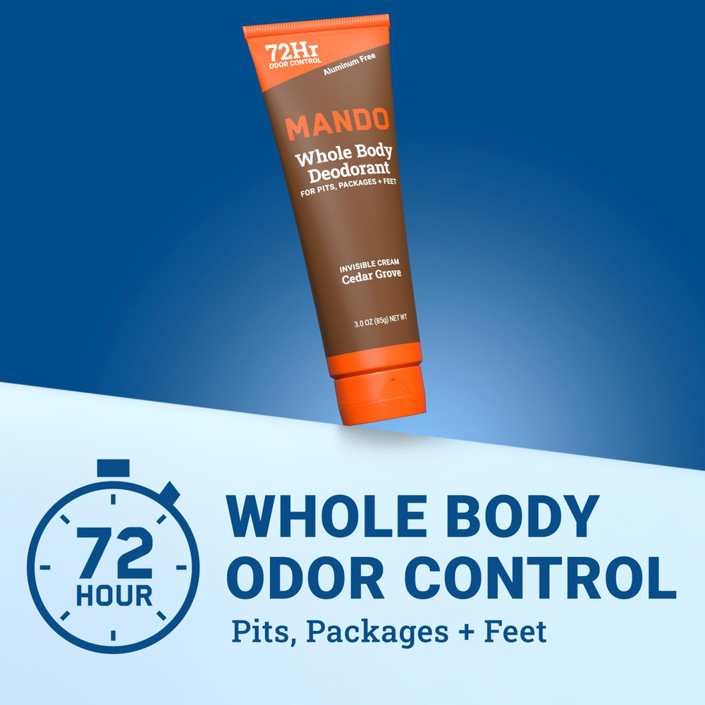 Two-tube Cedar Grove pack providing long-lasting odor protection during the day