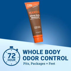 Two-tube Cedar Grove pack providing long-lasting odor protection during the day