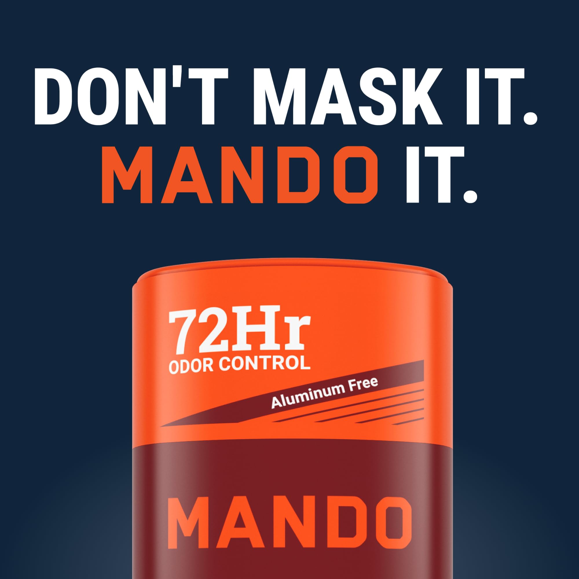 Mando aluminum-free detail highlights skin-friendly ingredients