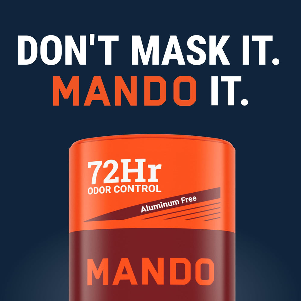 Mando aluminum-free detail highlights skin-friendly ingredients