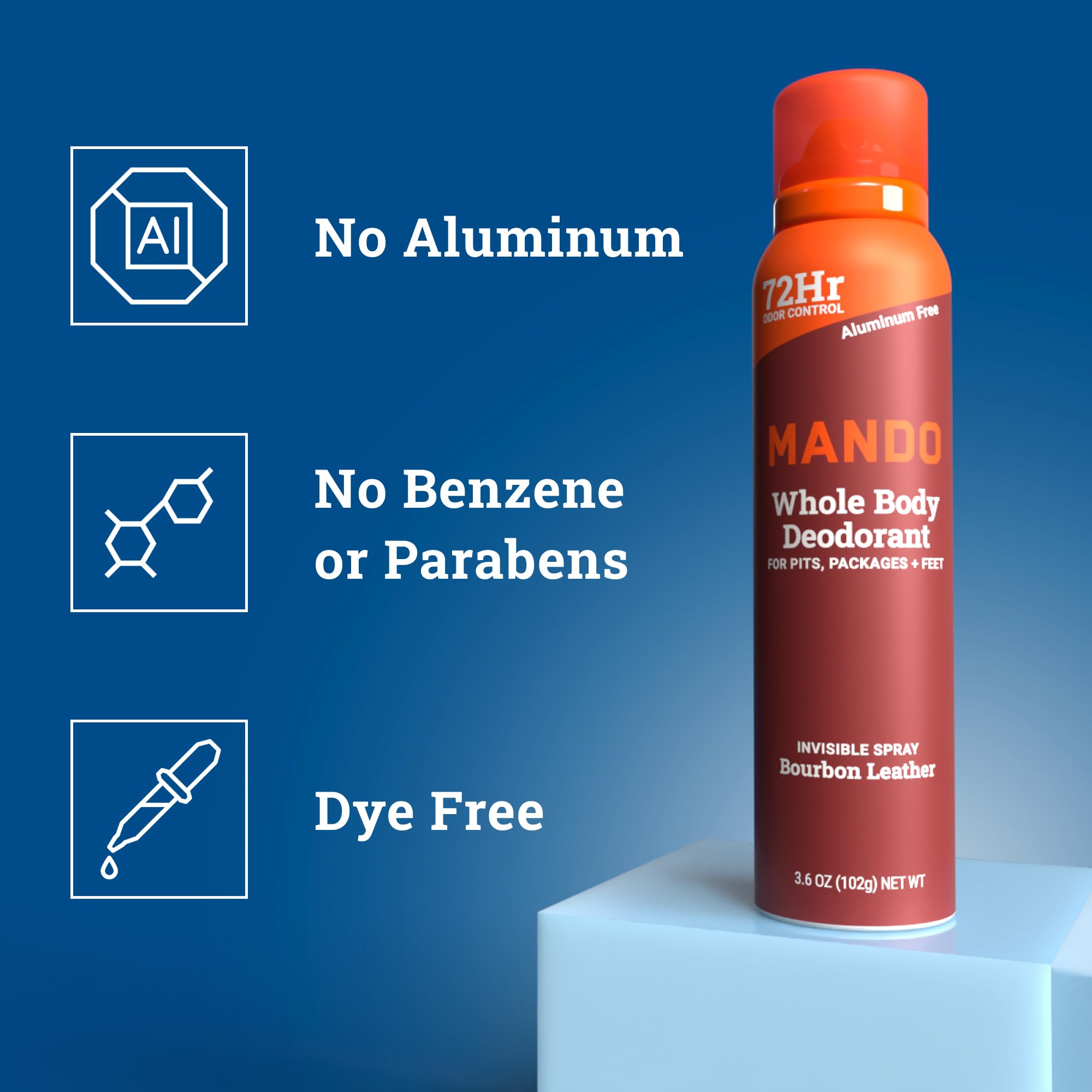 Mando 72h odor block badge signals long-lasting protection