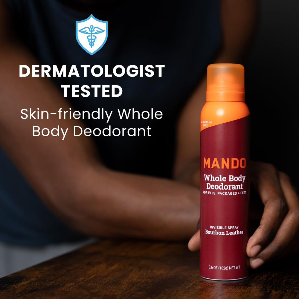 Mando benzene-free emblem highlights safer, low-irritation formula