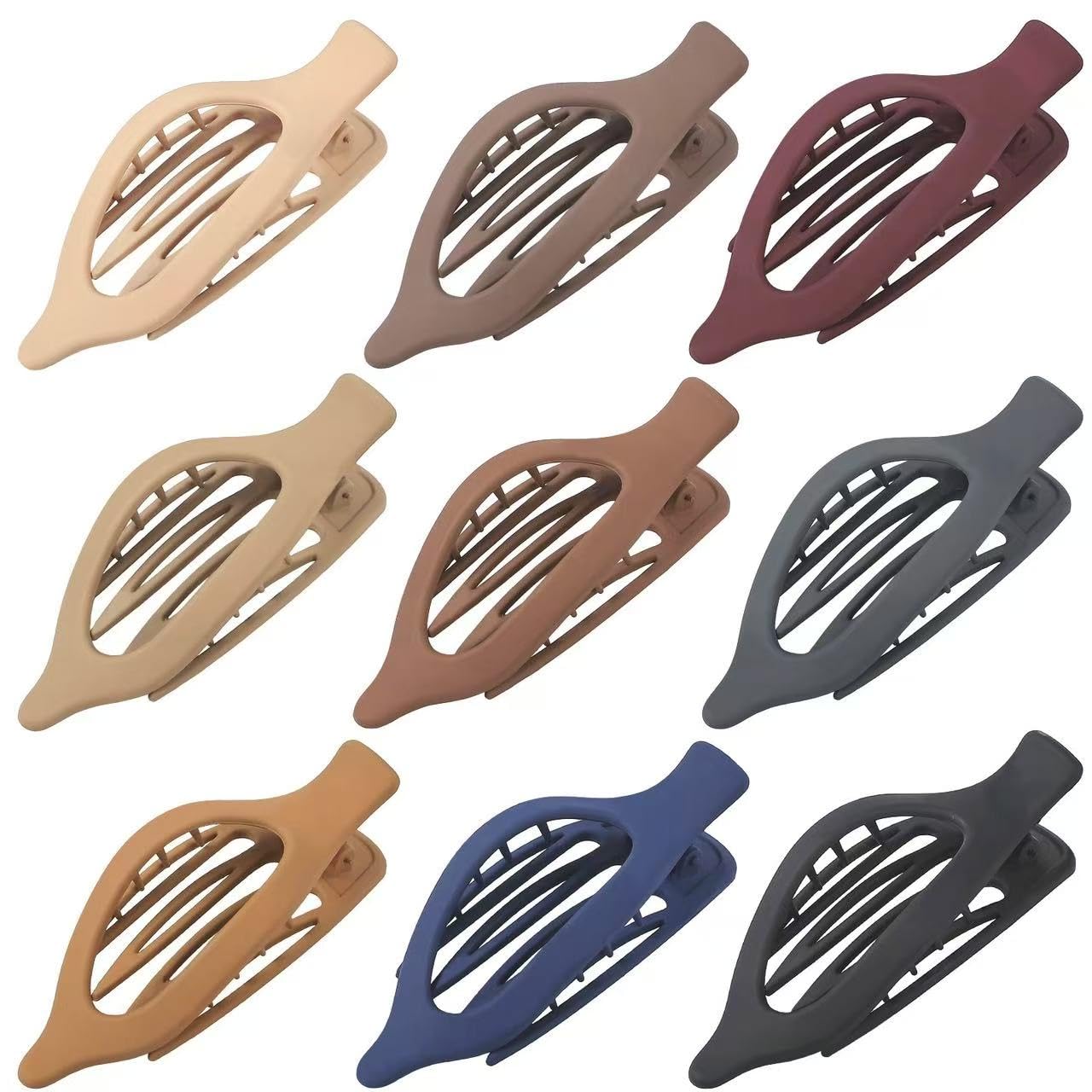 Mandydov flat hair clip with lay-flat design for all-day comfort.