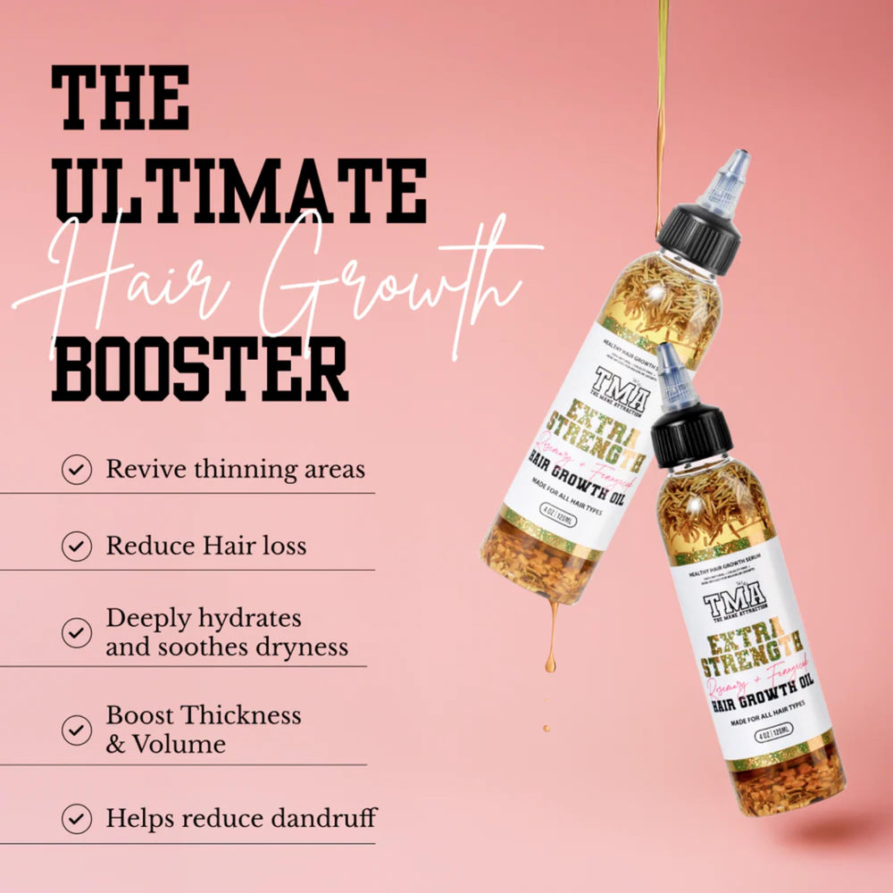 The Mane Attraction oil dropper showing precise dosing for targeted use