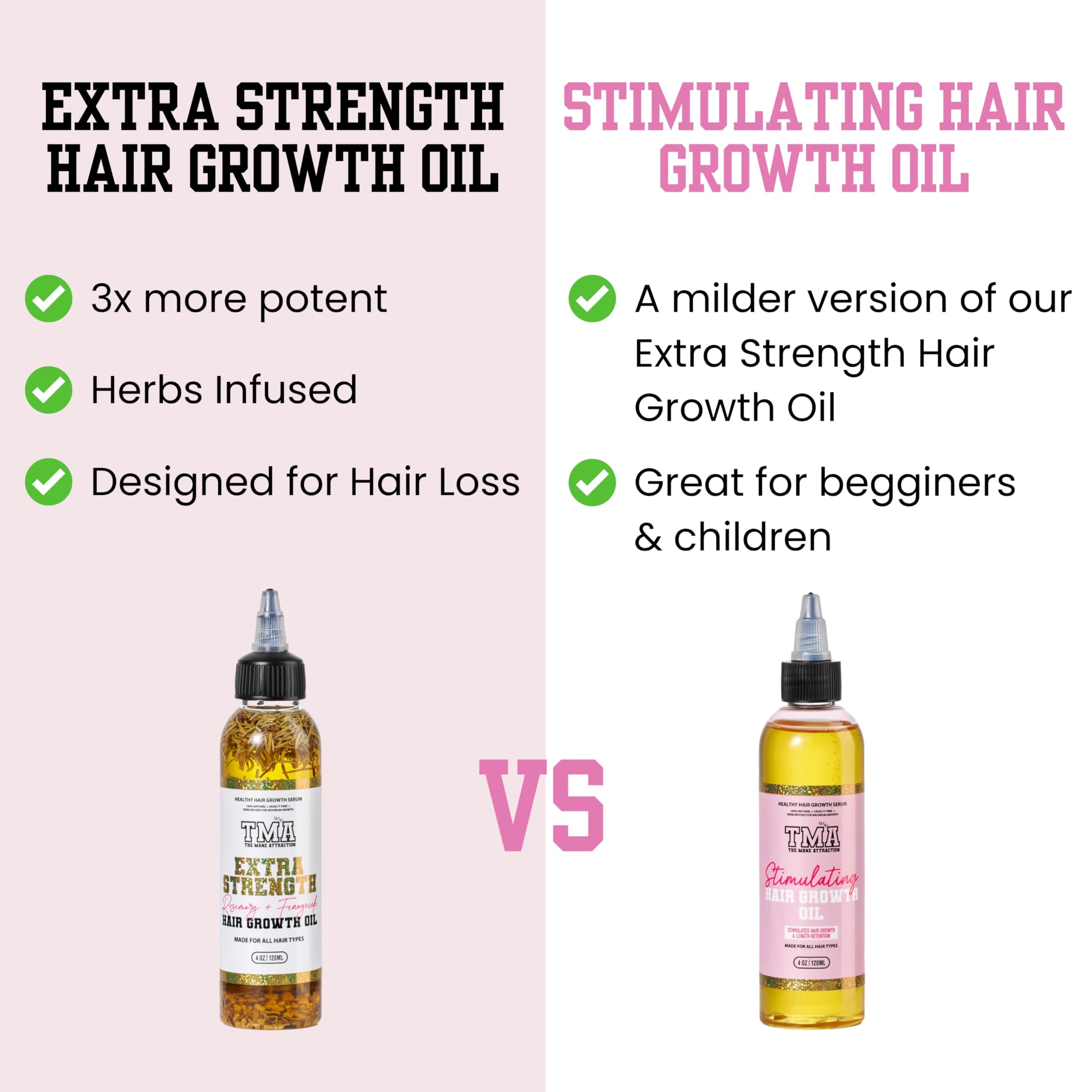 The Mane Attraction bottle on surface suggesting lightweight, fast-absorbing formula