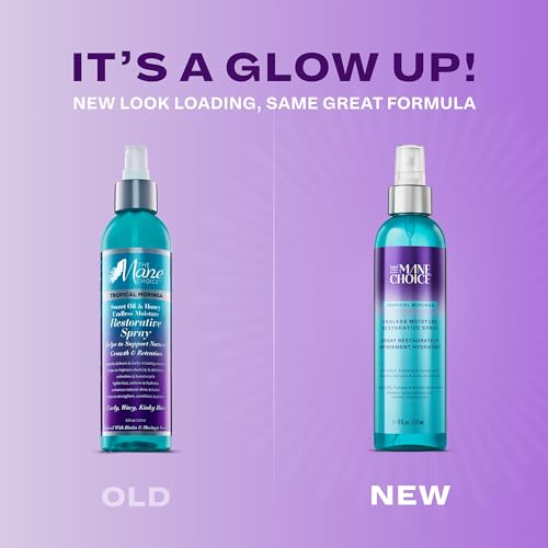 The Mane Choice atomizador promueve crecimiento natural para rizos.