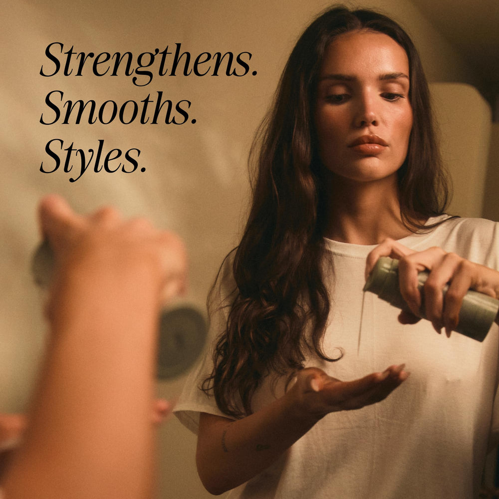 MANE IVY frizz-control finish for sleek, manageable hair.