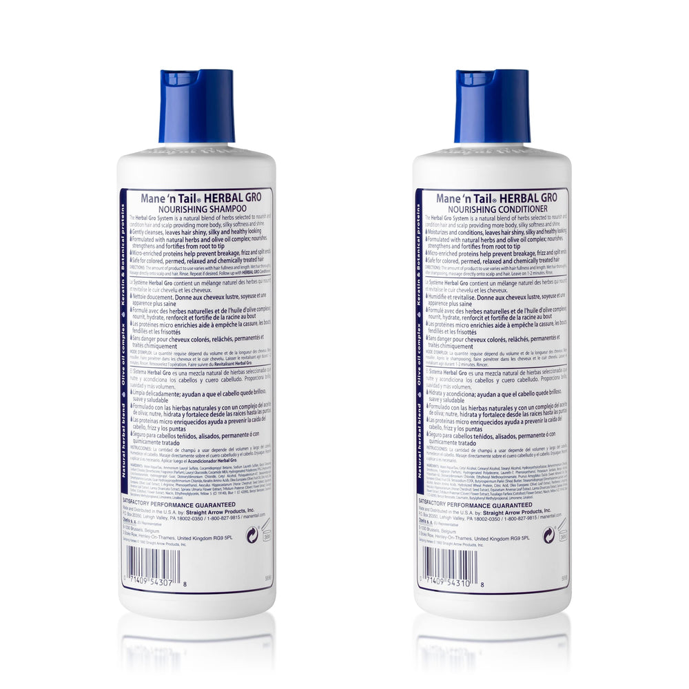 Mane 'n Tail Acondicionador Herbal Gro: acondiciona y aporta brillo sedoso.