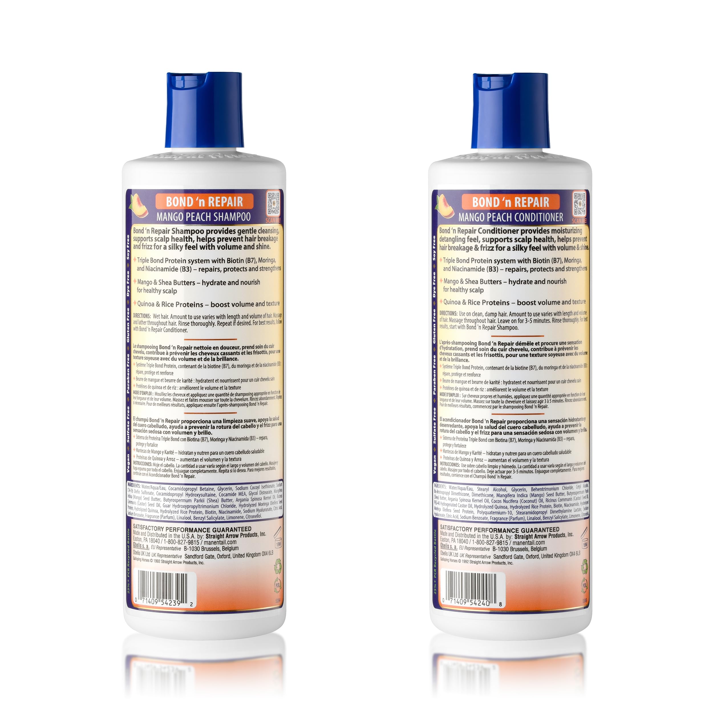 Mane 'n Tail Bond 'n Repair Acondicionador para cabello texturizado, facilita desenredar rizos