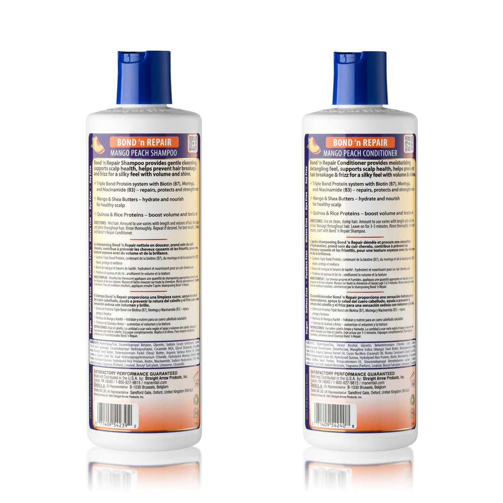 Mane 'n Tail Bond 'n Repair Acondicionador para cabello texturizado, facilita desenredar rizos