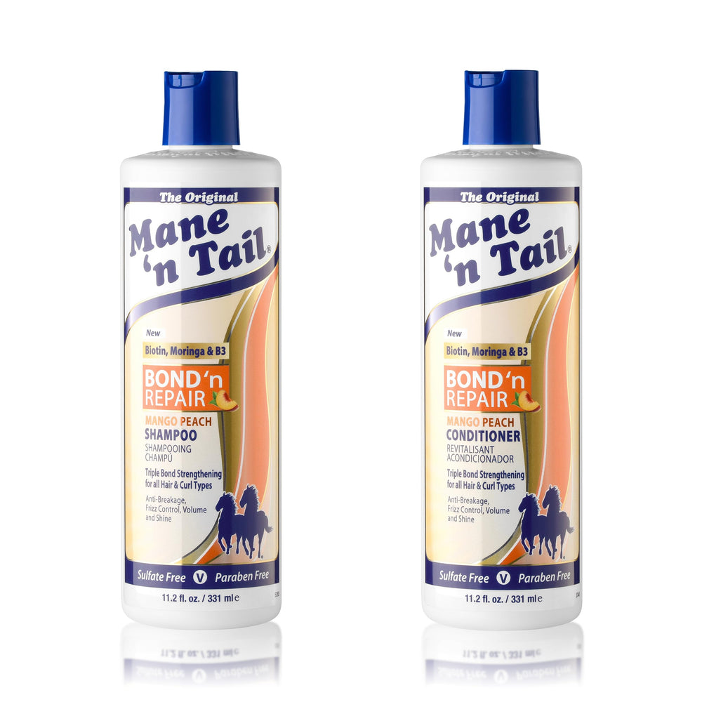 Mane 'n Tail Bond 'n Repair Champú para cabello texturizado, mejora la manejabilidad