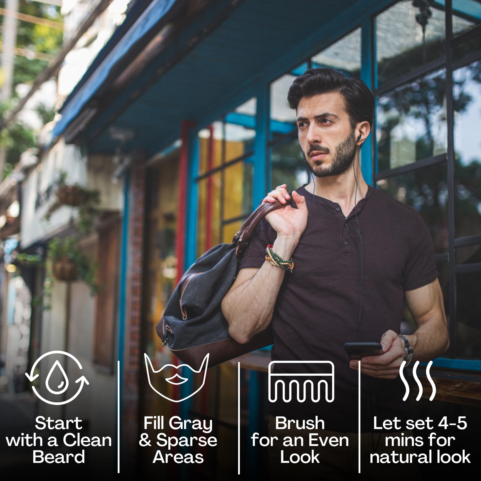 MANEMEN Beard Filler Pen compact design fits in pockets.